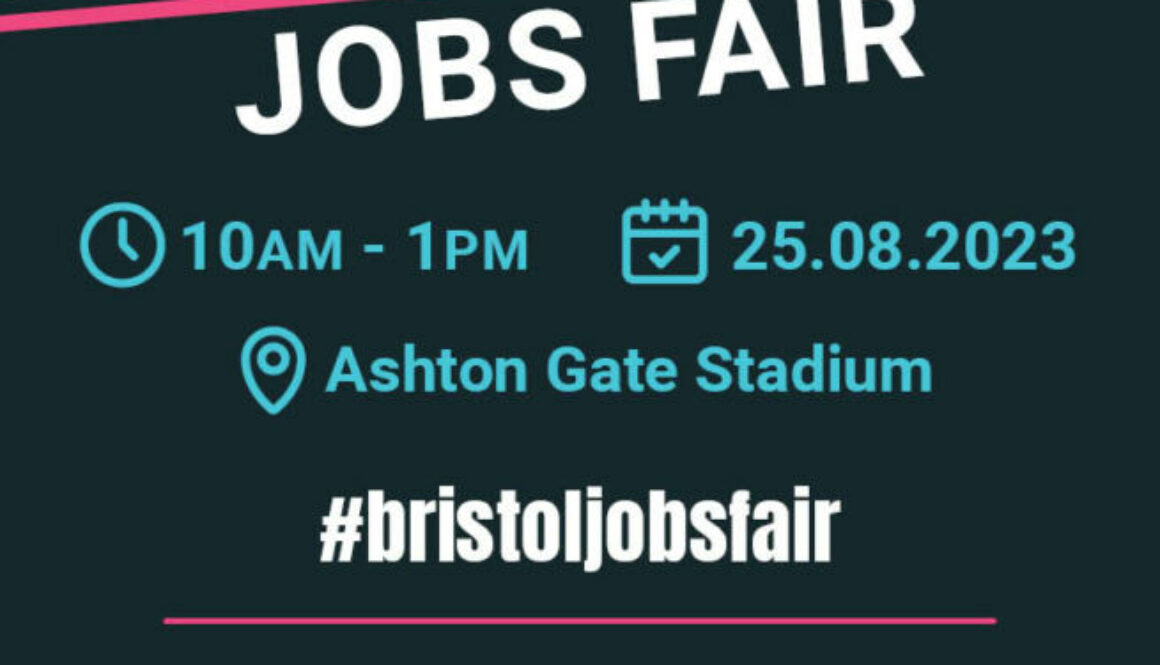 Bristol Jobs Fair 25th of August 2023 – THIS FRIDAY!