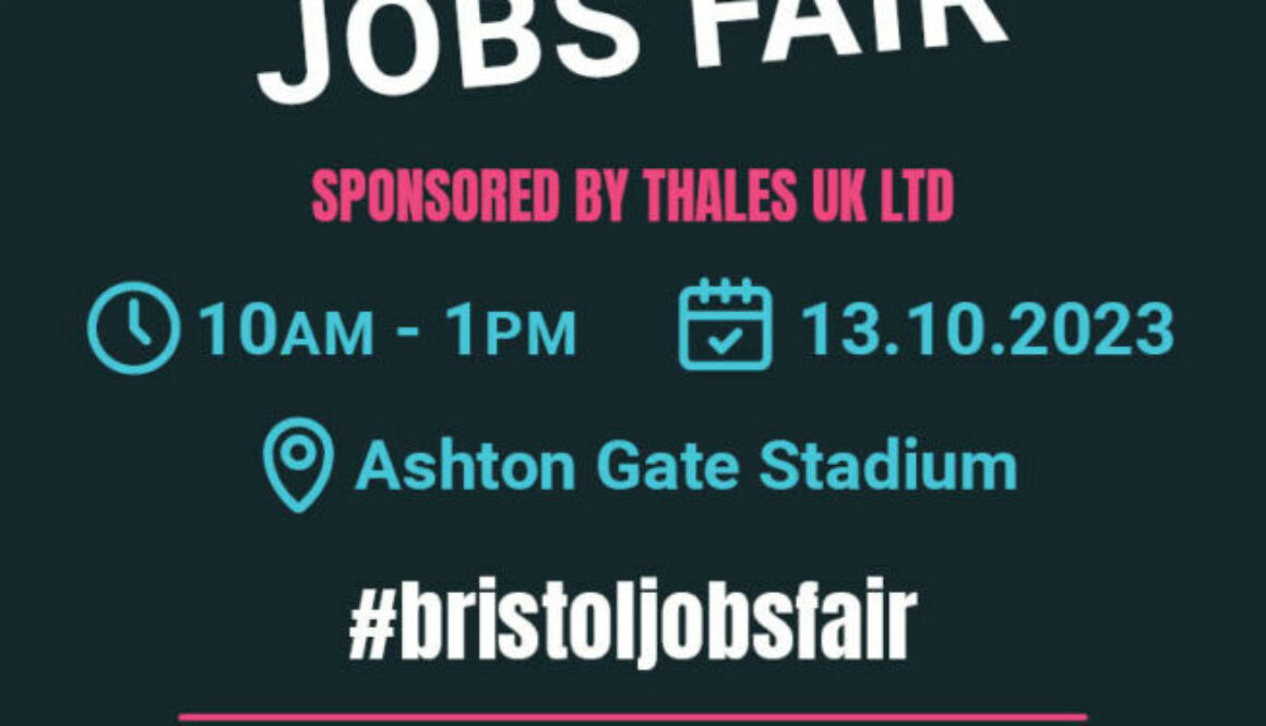 Bristol Jobs Fair 13th of October 2023