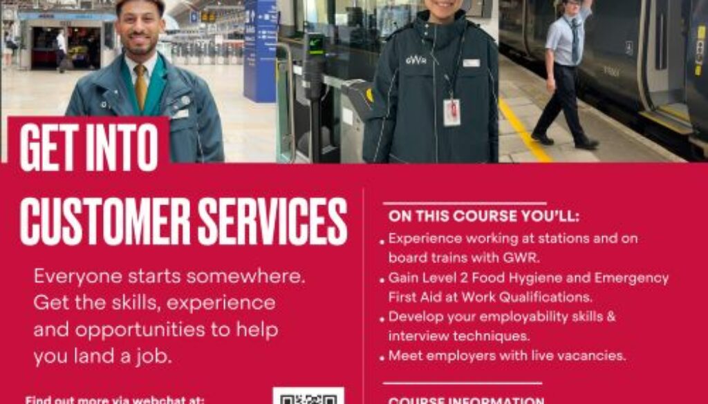 Princes Trust- Get Into Customer Services with GWR – February