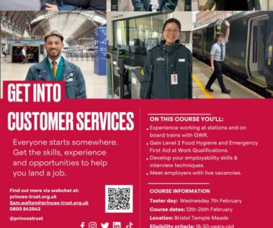 Princes Trust- Get Into Customer Services with GWR – February