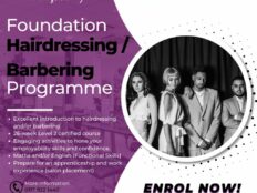 Foundation Hairdressing or Barbering Programme Marketing Graphics