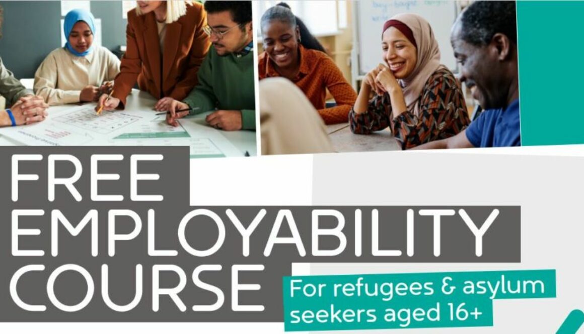 Free Employability Course for refugees and asylum seekers aged 16 and over