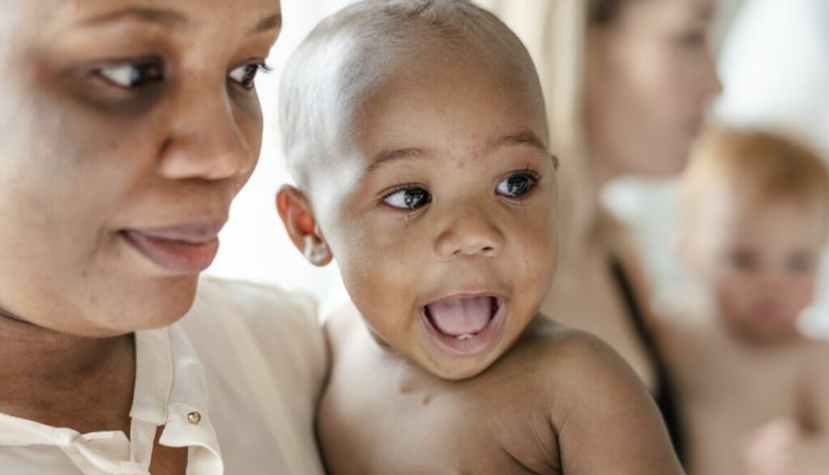 Young mum with her child