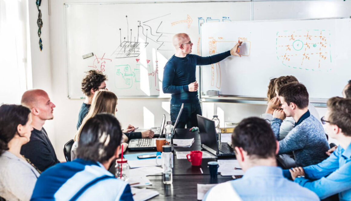 skills bootcamps students paying attention to instructor