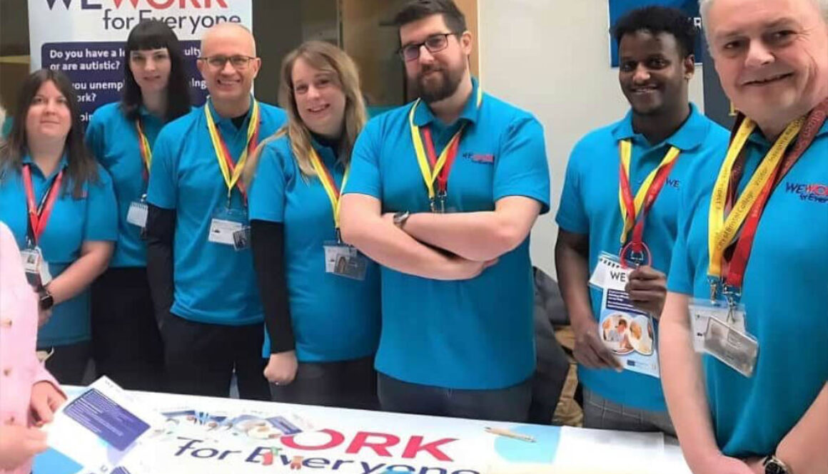 The WWFE team at an exhibition booth