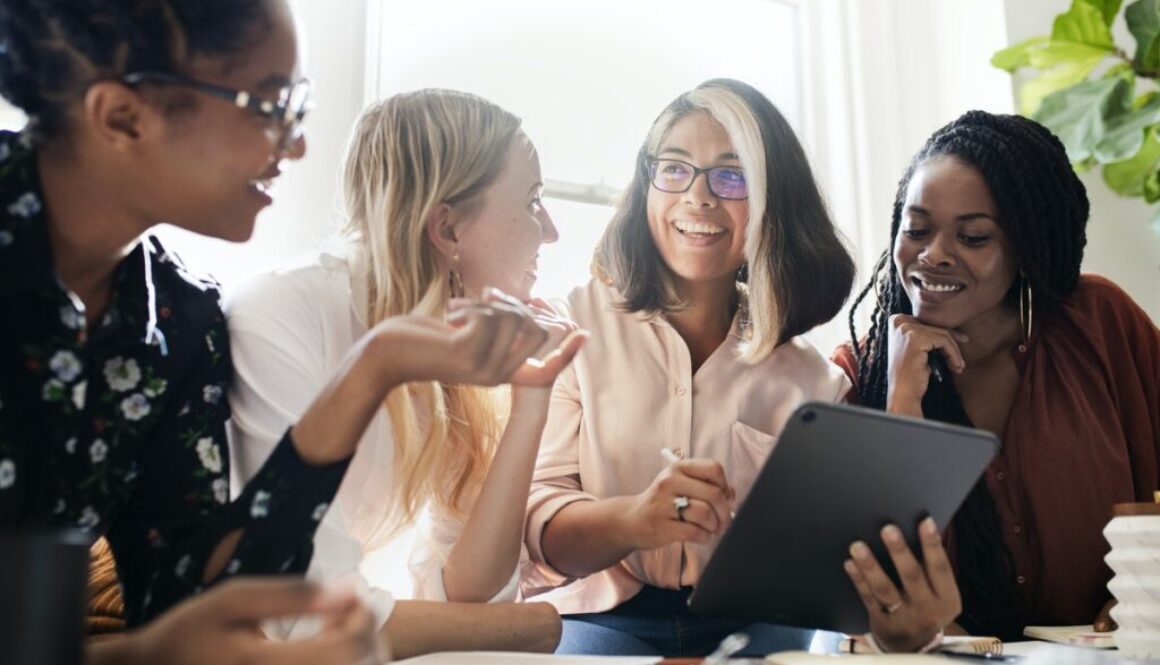 women having a meeting